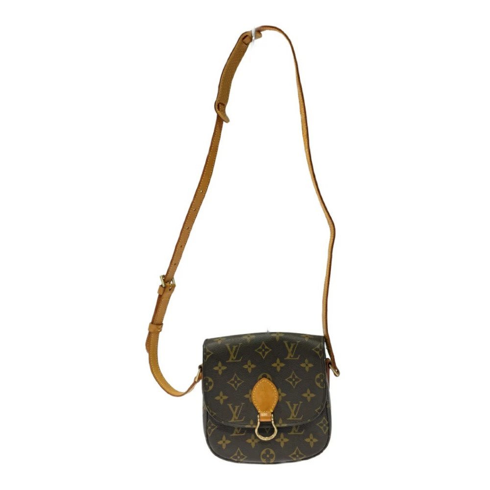 LOUIS VUITTON Monogram Saint Cloud Shoulder Bag Brown
